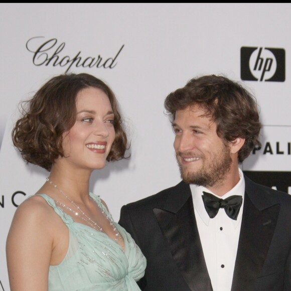 Marion Cotillard et son compagnon Guillaume Canet lors de la soirée de l'amfAR en 2009