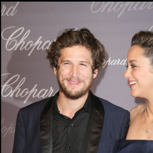 Marion Cotillard et son compagnon Guillaume Canet lors des trophées Chopard en 2009