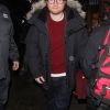 Exclusif - Ed Sheeran quitte un restaurant à Londres le 16 novembre 2018.