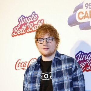 Ed Sheeran à la soirée "Jingle Bell Ball with Coca-Cola" à Londres, le 10 décembre 2017.