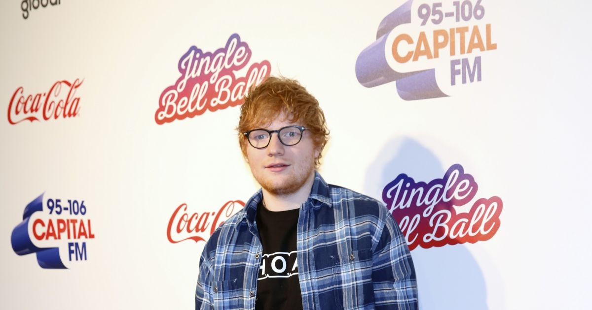Ed Sheeran à la soirée Jingle Bell Ball with Coca-Cola à Londres, le 10 ...