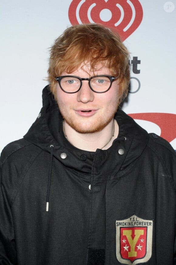 Ed Sheeran à la soirée Z100's Jingle Ball sur Madison Square Garden à New York, le 8 décembre 2017.