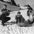 En France, à Avoriaz, rendez-vous Jacques Demy, sa femme Agnès Varda et leur fils Mathieu lors du 10ème Festival du film fantastiqu d'Avoriaz. Le 20 janvier 1982 © Alain Canu via Bestimage