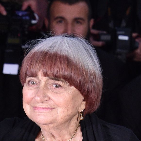Agnès Varda (Palme d'honneur pour l'ensemble de son oeuvre mise dans son sac) - Photocall de la remise des palmes du 68 ème Festival du film de Cannes, à Cannes le 24 mai 2014.