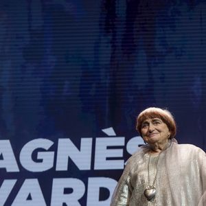 Agnès Varda reçoit le prix Donostia lors du 65ème Festival du Film de San Sebastian. Le 24 septembre 2017