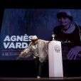 Agnès Varda reçoit le prix Donostia lors du 65ème Festival du Film de San Sebastian. Le 24 septembre 2017