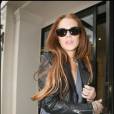 Lindsay Lohan faisant du shopping chez Harvey Nichols