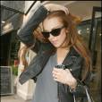 Lindsay Lohan faisant du shopping chez Harvey Nichols