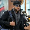 Exclusif - Jussie Smollett arrive à l'aéroport international O'Hare à Chicago. Le 27 mars 2019.