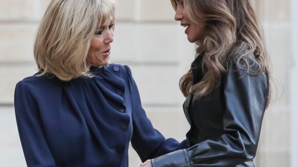 Brigitte Macron et Rania de Jordanie rivalisent d'élégance et de sourires