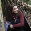 Catherine (Kate) Middleton, duchesse de Cambridge, se rend au siège des scouts de Gilwell Park pour en apprendre davantage sur leur nouvelle organisation et leur mode de vie. Cette organisation scout est destinée aux jeunes enfants, la visite célèbre également le centième anniversaire du parc Gilwell. Londres, le 28 mars 2019