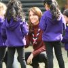 Catherine (Kate) Middleton, duchesse de Cambridge, se rend au siège des scouts de Gilwell Park pour en apprendre davantage sur leur nouvelle organisation et leur mode de vie. Cette organisation scout est destinée aux jeunes enfants, la visite célèbre également le centième anniversaire du parc Gilwell. Londres, le 28 mars 2019