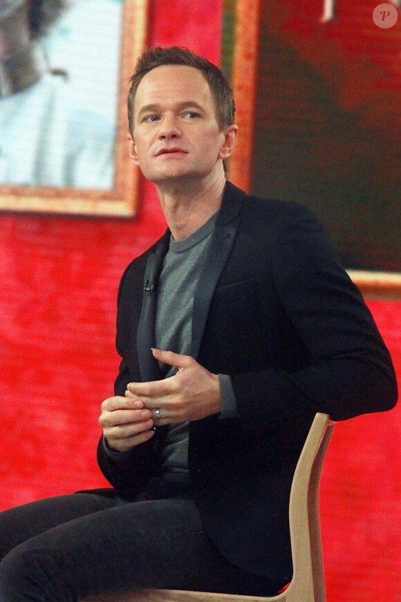 Neil Patrick Harris fait la promotion de la nouvelle saison de la série "Les Désastreuses Aventures des orphelins Baudelaire" sur le plateau du "Today Show" à New York City, New York, Etats-Unis, le 28 mars 2018.