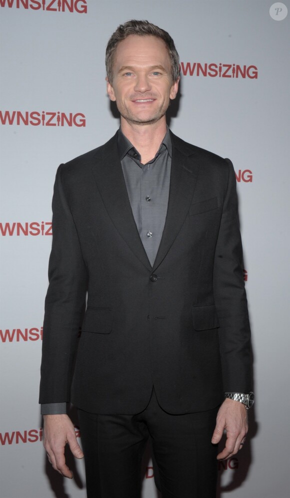 Neil Patrick Harris à la projection de 'Downsizing' au théâtre MC Lincoln Square à New York, le 11 décembre 2017.