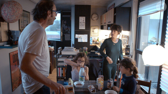 Romane Bohringer et Philippe Rebbot dans leur film L'Amour flou