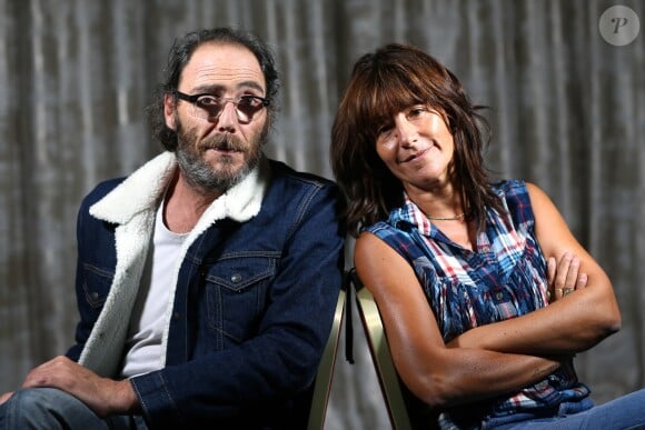 Philippe Rebbot et Romane Bohringer - Avant-première du film "L'amour flou" à Lille le 18 septembre 2018.
