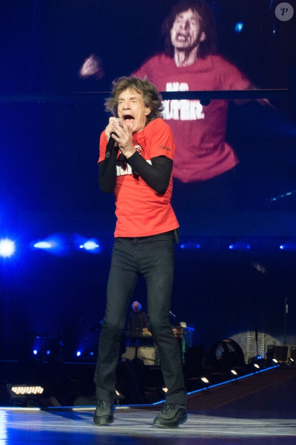 Mick Jagger - Les Rolling Stones en concert à l'U Arena à Nanterre. Le 22 octobre 2017