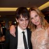 Alain-Fabien Delon et sa mère Rosalie Van Breemen - Soirée pour le lancement du magazine "People" en Allemagne à Berlin le 17 mars 2015