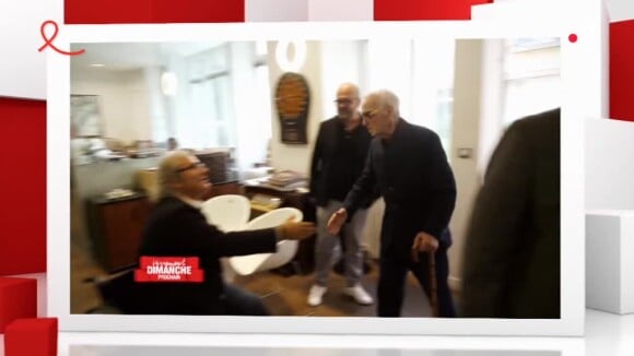 Dernières images de Charles Aznavour sur France 2, le 7 avril 2019.
