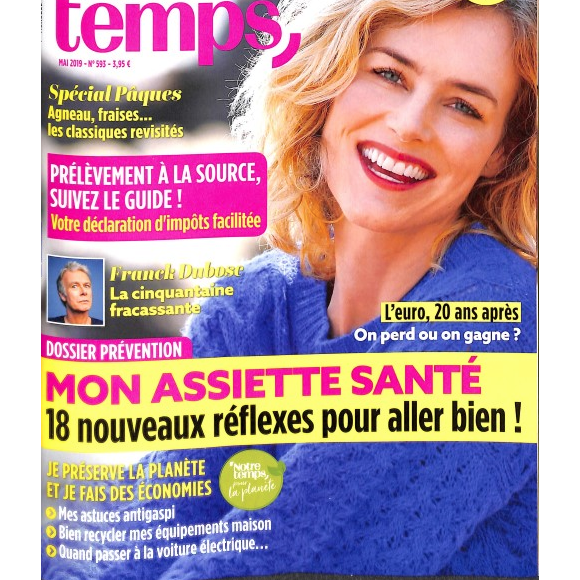 Couverture du magazine Notre Temps, édition du mois de mai 2019.