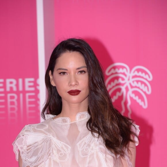 Olivia Munn pour la série "The Rook" - Photocall et 4ème montée des marches durant la 2ème édition du festival Canneseries à Cannes, le 8avril 2019. © Rachid Bellak/Bestimage