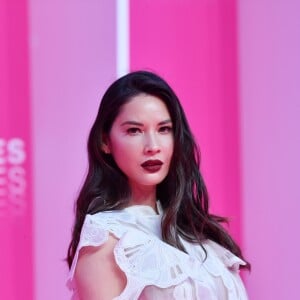 Olivia Munn pour la série "The Rook" - Photocall et 4ème montée des marches durant la 2ème édition du festival Canneseries à Cannes, le 8avril 2019. © Rachid Bellak/Bestimage