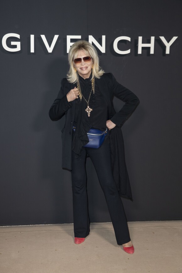 Amanda Lear au photocall du défilé de mode Givenchy collection prêt-à-porter Automne-Hiver 2019/2020 lors de la fashion week à Paris, France, le 3 mars 2019. © Olivier Borde/Bestimage