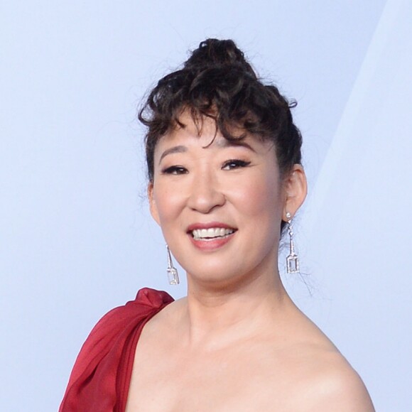 Sandra Oh (Screen Actors Guild Award de la meilleure actrice dans une série télévisée dramatique pour "Killing Eve") - Pressroom de la 25ème cérémonie annuelle des Screen Actors Guild Awards au Shrine Audritorium à Los Angeles, le 27 janvier 2019.
