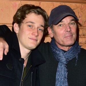 Laurent Baffie et son fils Benjamin Baffie pour la pièce "Toc toc" - Soirée de présentation de l'événement théâtral du début de l'année 2016 au théâtre Le Palace à Paris, le 30 novembre 2015. © Giancarlo Gorassini/Bestimage