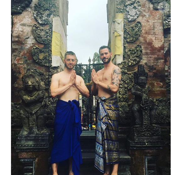Cyril de "Koh-Lanta" et Thomas, son petit ami - instagram, 11 avril 2019