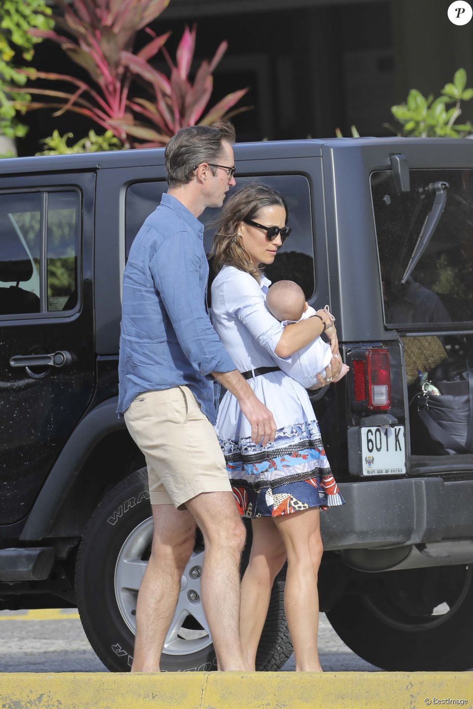 Exclusif Pippa Middleton, son mari James Matthews, leur fils Arthur et toute la famille