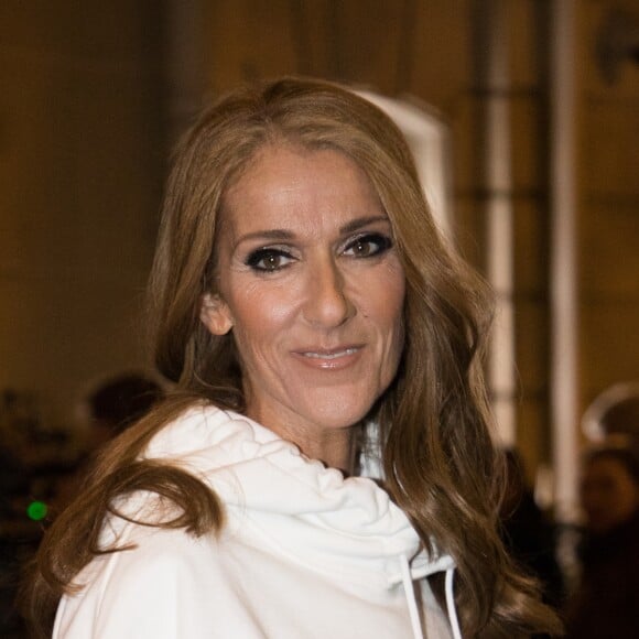 Céline Dion à la sortie de l'hôtel Plaza Athénée après le tournage pour l'Oréal à Paris, France, le 30 janvier 2019.