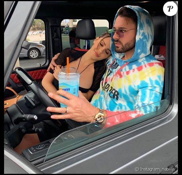 Nabilla Benattia et Thomas Vergara à West Hollywood - Instagram, 17 avril 2019