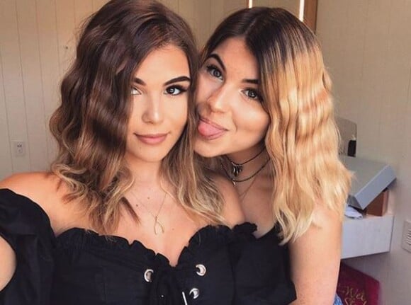 Olivia Jade et sa soeur jumelle Isabella Giannulli. 2018.