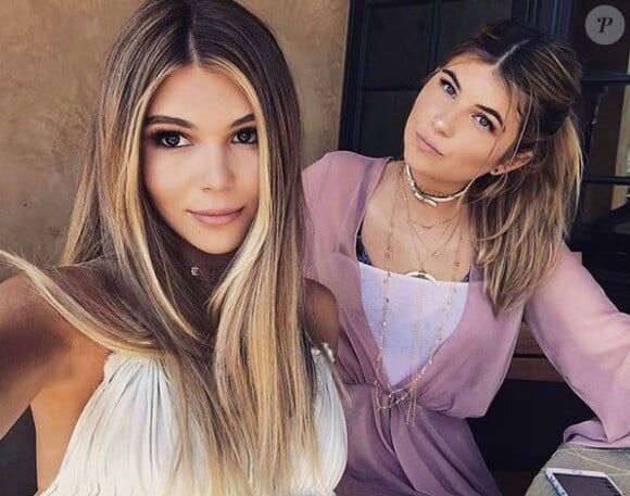 Olivia Jade et sa soeur jumelle Isabella Giannulli. 2017.