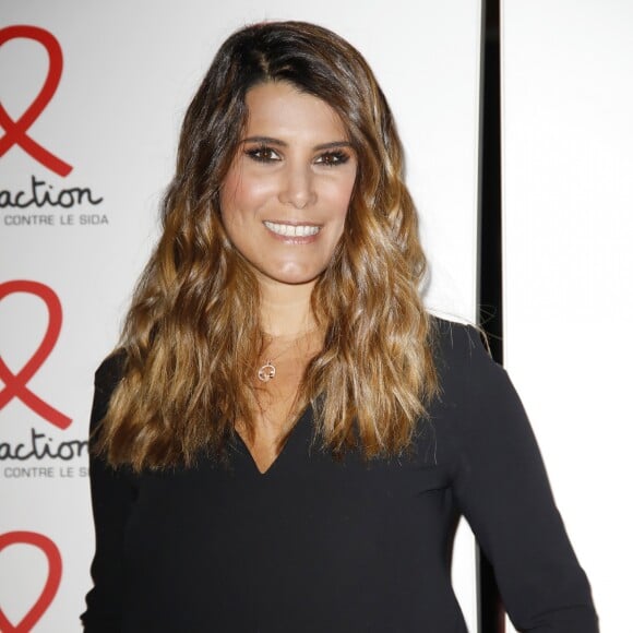 Karine Ferri - Soirée de lancement du Sidaction 2019 à la salle Wagram à Paris, le 18 mars 2019. © Marc Ausset-Lacroix/Bestimage