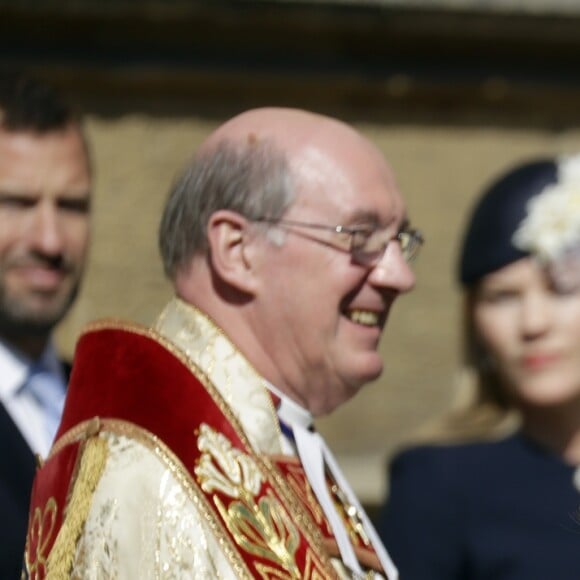 Catherine (Kate) Middleton, duchesse de Cambridge, et Zara Phillips (Zara Tindall) arrivent pour assister à la messe de Pâques à la chapelle Saint-Georges du château de Windsor, le 20 avril 2019.