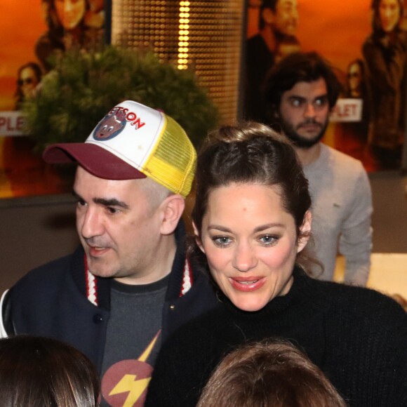 Exclusif - Marion Cotillard - Avant-première du film "Nous finirons ensemble" au cinéma CGR Bordeaux Le Français avec l'équipe du film à Bordeaux le 18 avril 2019. La suite du film "Les petits mouchoirs" est sortie en avant-première dans la région avant la sortie nationale. © Patrick Bernard / Jean-Marc Lhomer / Bestimage