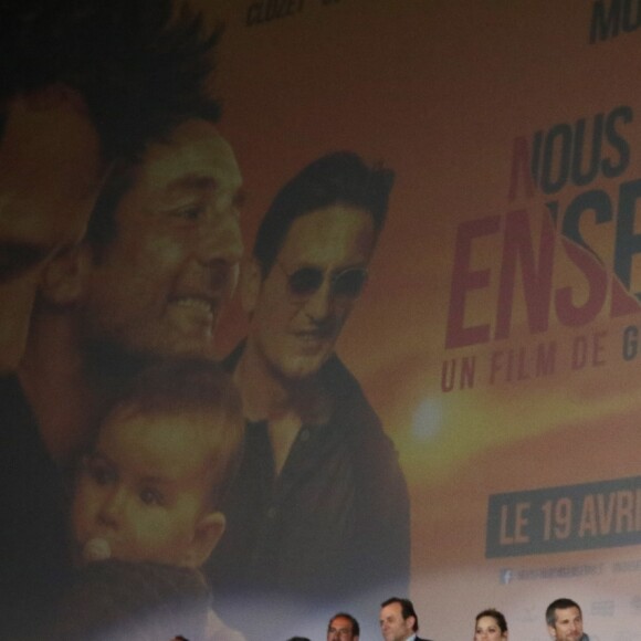 Exclusif - Benoit Magimel, Gilles Lellouche, José Garcia, Marion Cotillard, Guillaume Canet, Joël Dupuch, Valérie Bonneton, Pascale Arbillot, Clémentine Baert, Guest, François Cluzet - Avant-première du film "Nous finirons ensemble" au cinéma CGR Bordeaux Le Français avec l'équipe du film à Bordeaux le 18 avril 2019. La suite du film "Les petits mouchoirs" est sortie en avant-première dans la région avant la sortie nationale. © Patrick Bernard / Jean-Marc Lhomer / Bestimage