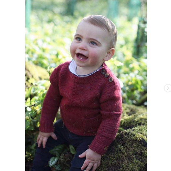 Les nouveaux portraits du prince Louis à l'occasion de son premier anniversaire, le 23 avril 2019.