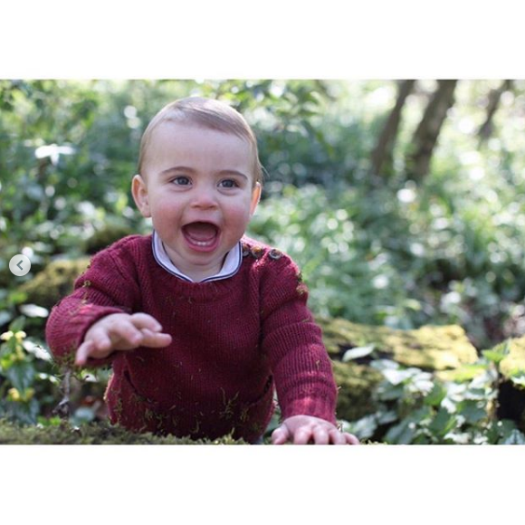 Les nouveaux portraits du prince Louis à l'occasion de son premier anniversaire, le 23 avril 2019.
