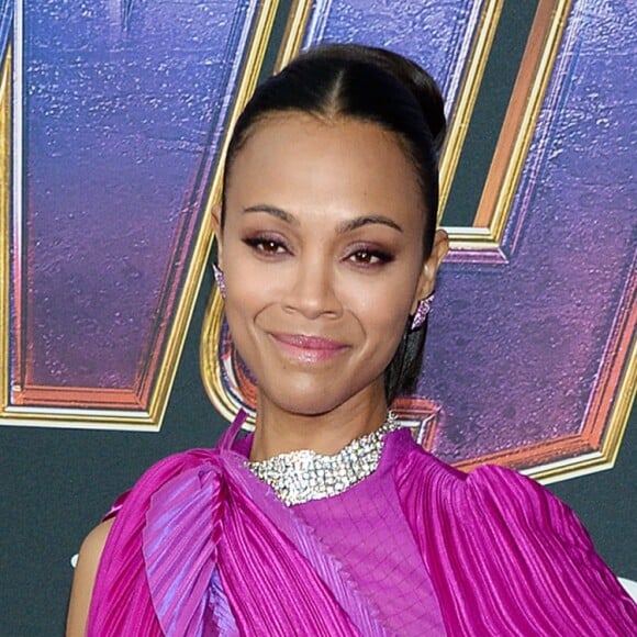 Zoe Saldana - Avant-première du film "Avengers: Endgame" à Los Angeles, le 22 avril 2019.