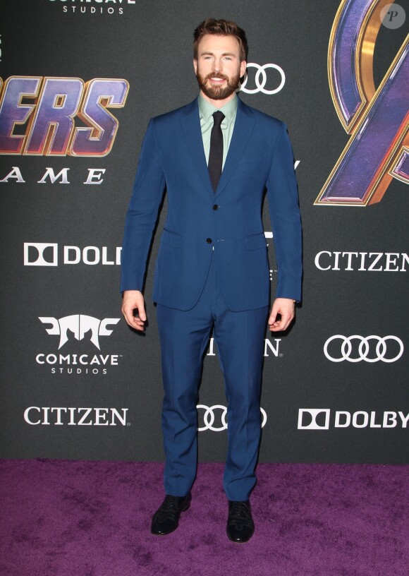 Chris Evans - Avant-première du film "Avengers: Endgame" à Los Angeles, le 22 avril 2019.