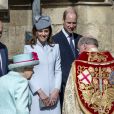  La reine Elizabeth II et une partie de la famille royale britannique étaient rassemblés le 21 avril 2019 pour la messe de Pâques en la chapelle Saint-George à Windsor. 