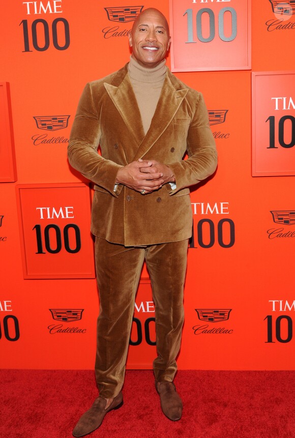 Dwayne Johnson - Les célébrités au Time 100 Gala 2019 à New York, le 23 avril 2019.