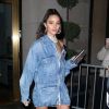 Olivia Culpo - Arrivée et sortie des célébrités à la soirée d'anniversaire de Gigi Hadid sur le thème du jean au restaurant L'Avenue à New York, le 22 avril 2019.