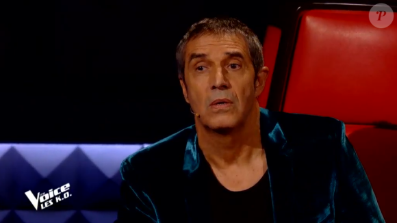 Julien Clerc dans "The Voice 8" sur TF1, le 27 avril 2019.