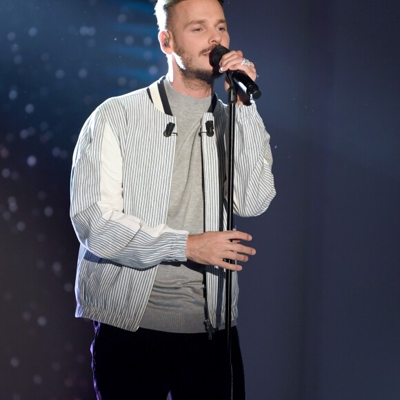 Exclusif - Matt Pokora (M. Pokora) - Enregistrement de l'émission "Vivement Dimanche prochain" au studio Gabriel à Paris, présentée par M.Drucker et diffusée le 28 avril 2019 sur France 2. Le 10 avril 2019 © Guillaume Gaffiot / Bestimage