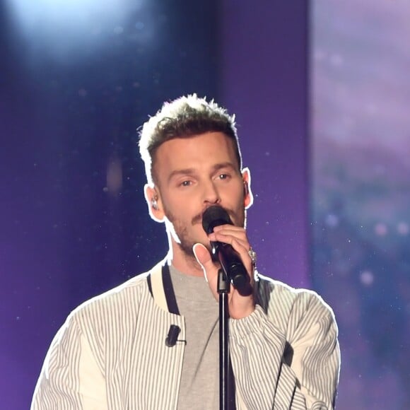 Exclusif - Matt Pokora (M. Pokora) - Enregistrement de l'émission "Vivement Dimanche prochain" au studio Gabriel à Paris, présentée par M.Drucker et diffusée le 28 avril 2019 sur France 2. Le 10 avril 2019 © Guillaume Gaffiot / Bestimage