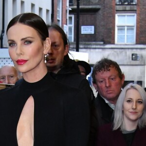 Charlize Theron à la première de Long Shot au cinéma Curzon dans le quartier de Mayfair à Londres, le 25 avril 2019